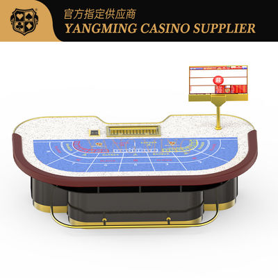 Beli Solid Wood 10-Person Poker Table – High-End Baccarat Gambling Table For Sale pembuatan online