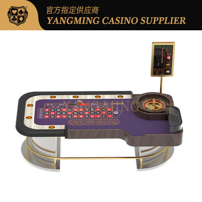 Beli Luxury Custom Roulette Table – Professional Casino-Grade Gaming Table For Sale pembuatan online