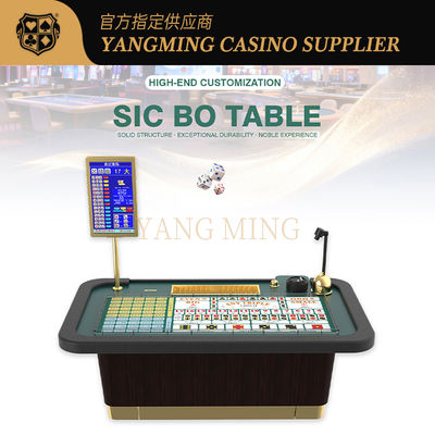 Beli Customizable Sic Bo Table – Premium Casino-Grade Dice Game Table For Sale pembuatan online