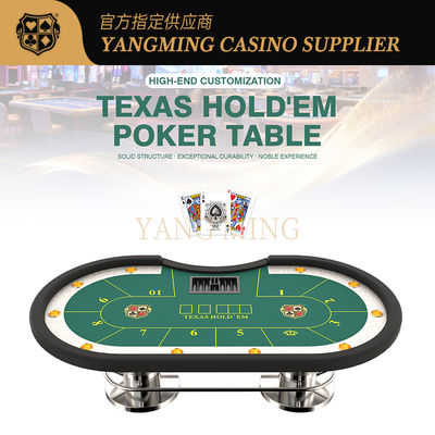 Beli Customizable Texas Hold'em Poker Table – Premium Casino-Grade Gaming Table pembuatan online