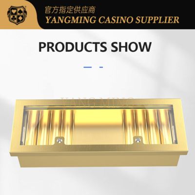 Beli Aksesori Permainan Baccarat Desain Deluxe Baki Chip Poker yang Dapat Dikunci pembuatan online