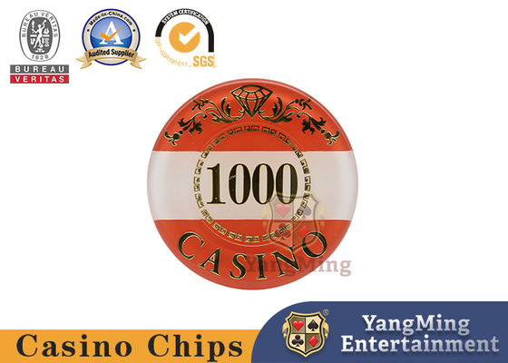 Beli Poker Style Numbered Poker Chip Set Warna Cerah Dengan Logo Cetak Khusus pembuatan online