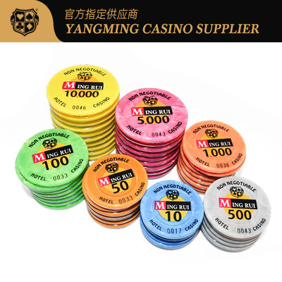 Beli ABS RFID Chips Gambling, Monte Carlo Blackjack Poker Chips Dengan Nomor Keamanan Penggunaan Untuk Klub Kasino pembuatan online