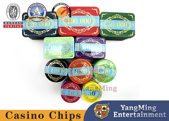 Beli Chip Poker persegi panjang yang tahan lama Ringan Berat Set Chip Kasino RFID Dengan Nomor RFID pembuatan online