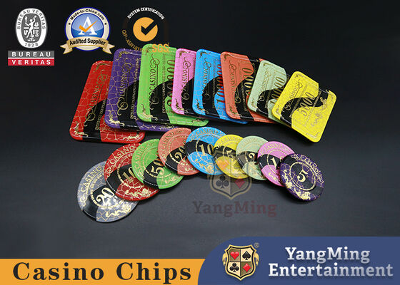 Beli Menang Bronzing / Crystal Akrilik Poker Chips Untuk Casino Poker Club Chips pembuatan online