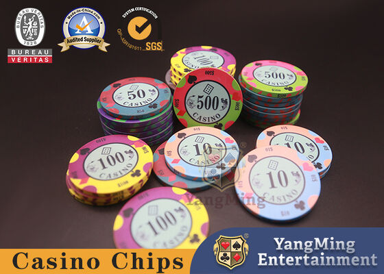Beli Grosir Chips Poker Tanah Liat Custom Chips Poker Keramik Chips Game Kasino Chips untuk Game Judi pembuatan online