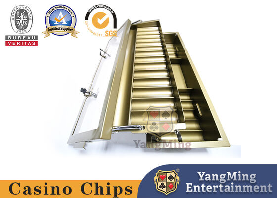 Beli Lapisan ganda 15 Baris Tanah Liat Chip Mengambang Mengangkat Dan Turun 14 Baris Pemegang Chip Poker Cocok Untuk 40mm Putaran Chip Pembawa pembuatan online