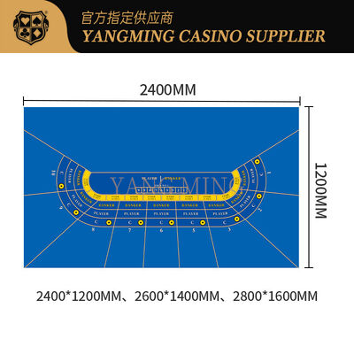 Beli Custom Casino Baccarat Table Felt Desain Tata Letak Meja Poker 9 Pemain pembuatan online
