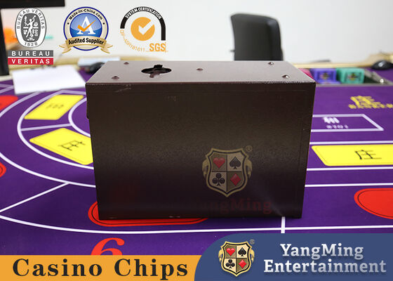 Beli Meja Poker Perjudian Logam Kasino Uang Kotak Drop Dengan Lengan & Kunci Untuk Meja Poker Pemegang Kas pembuatan online