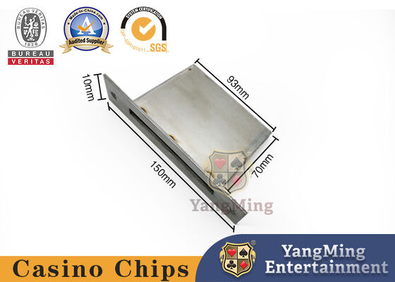 Beli Meja Poker Kartu Kotak Kas Stainless Steel Dengan Slot Koin Logam Emas Perak pembuatan online