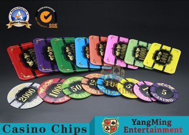 Beli Acrylic Crystal Gold Stamping Chip Baccarat Meja Poker Meja Permainan Chip pembuatan online