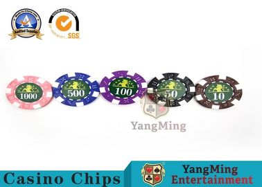 Beli Kasino Profesional 760 Kustom Deluxe Poker Chip Set Dengan Aluminium Alloy Case pembuatan online