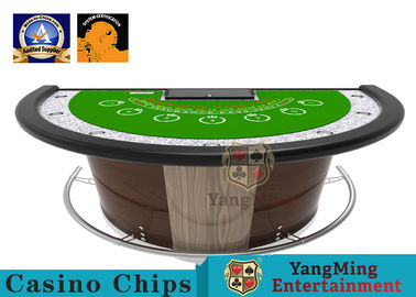 Beli Meja Poker Casino Semi-Bulat Built-In Pegangan Merayap Spons Elastis Tebal pembuatan online