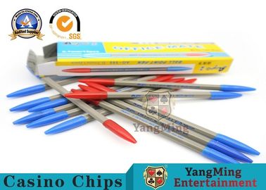 Beli Sistem Judi Baccarat Roulette Texas Hold 'Em Casino Game Didedikasikan Pena Rekaman Merah Dan Biru Dua Warna pembuatan online