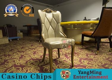 Beli Restoran / Ruang Tamu Kursi Kasino Gaming PU Kulit Sederhana Dengan Bingkai Kayu Solid Hotel Korea pembuatan online