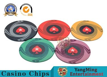 Beli Putaran Plastik Keramik Kosong Kasino Poker Chips Set, Colorful Polyspectra Chip pembuatan online