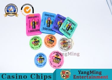 Beli ABS RFID Chips Perjudian, Chipset Poker Monte Carlo Blackjack Dengan Nomor Keamanan pembuatan online