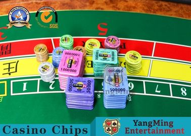 Beli Warna Disesuaikan 13.56Mhz Rfid Poker Chips Cricular Code 45/50 / 55mm pembuatan online