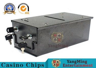 Beli Kasino Poker Baccarat Poker Table Top 8 Deck Logam Buang Kotak Ukuran 225 * 123 * 120mm pembuatan online