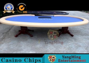 Beli Mewah Texas Holdem 110 Inch Dye Sublimasi 10 Kursi Meja Poker Dengan Posisi Dealer pembuatan online
