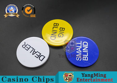 Beli Texas Hold 'Em Kode Ukuran Besar Atau Kecil Buta Ukuran 50 * 6mm Logo Disesuaikan pembuatan online