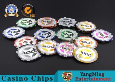 Beli ABS Kasino chip RFID 12g Chip Poker Tanah Liat Dengan Stiker Terbesar, Diameter 40mm pembuatan online