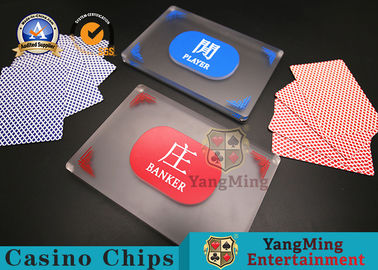 Beli Baccarat, Penanda Poker, Scrub Kristal, dan Kritikus, Sepenuhnya Digosok Tombol Perjudian Meja Silkscreen pembuatan online