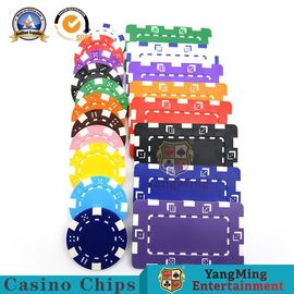 Beli Kepadatan Tinggi ABS Stiker Plastik Kasino Poker Chips Penyusutan Permukaan Halus Dibungkus pembuatan online