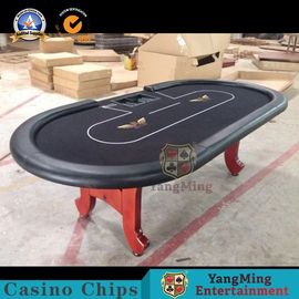 Beli Stainless Steel Leg 10 Orang Poker Table Internasional Texas Hold 'Em Tournaments Asli pembuatan online