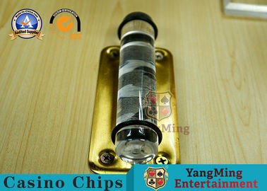 Beli Perjudian Meja Poker Permainan Kasino Aksesoris Acrylic Tip Pusher Money Paddle Plunger pembuatan online