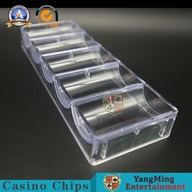 Beli Casing Chip Poker Aluminium Sepenuhnya Jelas Dengan Tray Memperbaiki 100 Putaran Chips pembuatan online