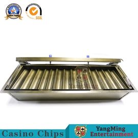 Beli 14 Baris Logam Double Layer Casino Chip Holder Untuk Putaran Poker Chip Dan Plak pembuatan online