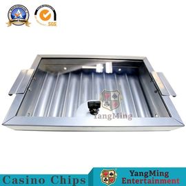 Beli 8 Baris Warna Silver Poker Table Tray Tray 375 * 253mm Aksesoris Meja Blackjack pembuatan online