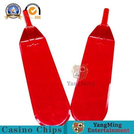 Beli Aksesoris Meja Baccarat Warna Merah Mewah Sekop Poker Paddle pembuatan online