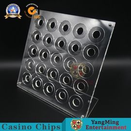 Beli 20 pcs Poker Chips Pemegang Horisontal Bagian Roulette Casino Table Display pembuatan online