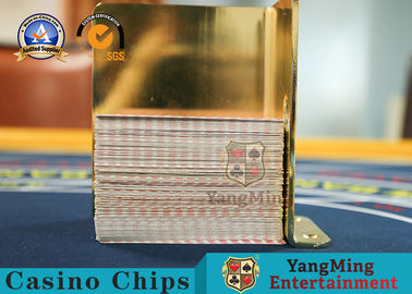 Beli Kasino Klub Meja Poker Aksesoris Kartu Bermain Buang Pemegang 8 Deck Kartu Pembawa Bahan Logam pembuatan online