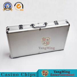 Beli Kokoh Daya Aluminium Alloy Frame Box 600pcs Clay Poker Chips Set Case Dengan Bermain Kartu Dan Dices pembuatan online