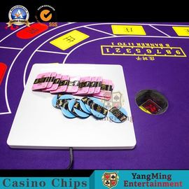 Beli 2850 * 1650 * 800mm Kasur Sistem RFID Kulit Meja Kartu Top Merasa Taplak meja Untuk Deluxe Baccarat Poker pembuatan online