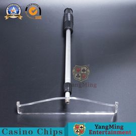 Beli Roulette Baccarat Poker Tabel Aksesoris Aluminium Alloy Ditarik Plastik Transparan Chips Poker Rake pembuatan online