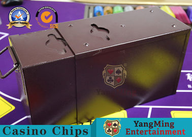 Beli Tip Uang Resmi Keripik Poker Kotak Toke / Kotak Drop Kasino Dengan Kunci Meja Perjudian Aksesoris pembuatan online