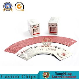 Beli CMYK Mencetak Kartu Bermain Kasino Ketahanan Baik / Kartu Poker Plastik pembuatan online