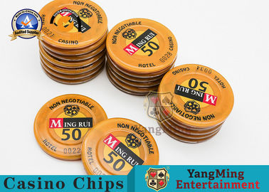 Beli Promosi ABS Stiker RFID Casino Chips 3-4.3MM Thinkness Logo Kustom pembuatan online