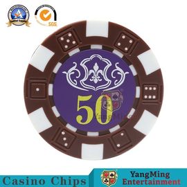 Beli 11.5g Inti Besi Chip Plastik Texas Baccarat Poker Table Top Permainan Chip Set pembuatan online