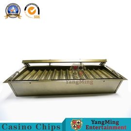 Beli 760 * 210mm Casino Chip Tray 2 Lapisan Perjudian Chip Float Kunci Ganda Poker Chip Case pembuatan online