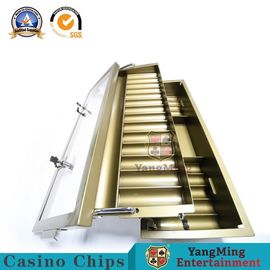 Beli 15 Baris 600-800 pcs Kasino Chip Tray Holder Besi + Bahan Lacquer pembuatan online
