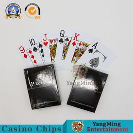 Beli Texas Poker Club Bermain Kartu / Kartu Meja Perjudian Cetak Plastik Tahan Air Besar pembuatan online