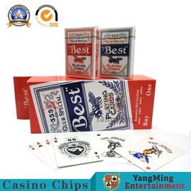 Beli Biru Core Tradisi Papper Kartu 88 * 63mm Tebal Meja Perjudian Aksesoris Papper Bermain Kartu pembuatan online
