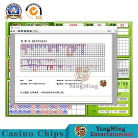 Beli Bahasa Indonesia RFID Kasino Kasino Kasino Macau, Didedikasikan Meja Baccarat Gambling Table, Sistem Layar LCD 24 HD Display Dengan Host pembuatan online
