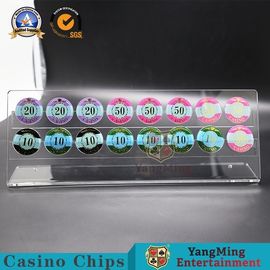 Beli Roulette Wheel Baccarat Table Chips Holder 40mm Diameter Putaran Chips Tampilan 16PCS pembuatan online
