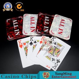 Beli Red Baccarat Spidol Texas Hold'em Kompetisi Poker Chips Game Menang Layar Sutra Tanda Akrilik Plastik Dealer pembuatan online